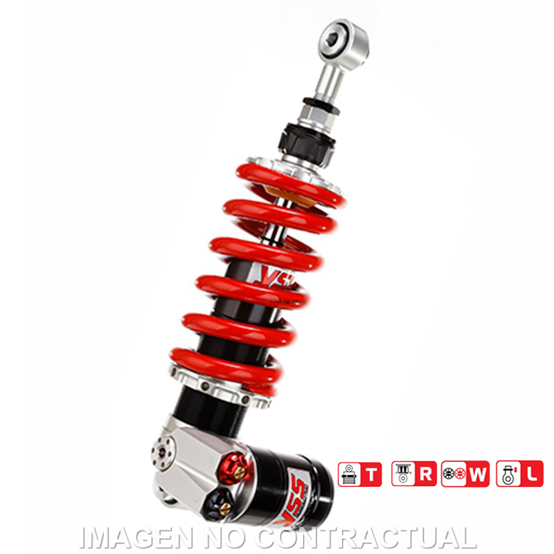 Federbein U456-Serie Mono hinten passend für Honda CBR 600 F/R (14-16), CB 650 F (14-18) MU456-325TRWL19I-858