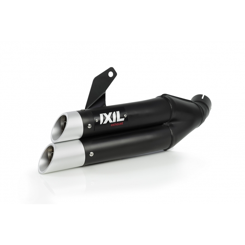 IXIL Hyperlow Komplettanlage  Edelstahl schwarz / Aluminium poliert - XY9362XB