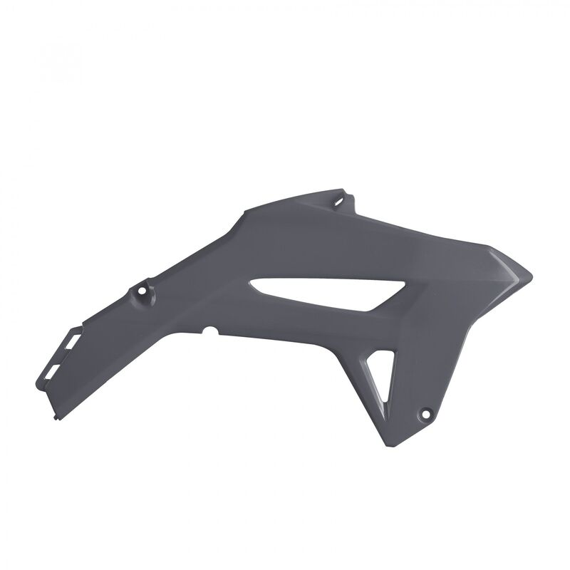 POLISPORT Kühlerspoiler seitlich Nardo Grau passend für Honda CRF450R