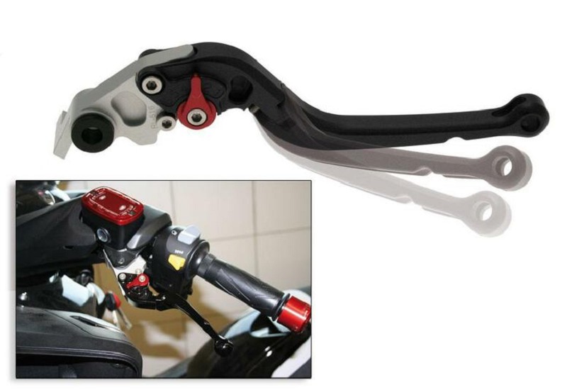 BIHR Hebel links klappbar Aluminium eloxiert schwarz passend für Yamaha T-Max 500/530 BIHR Hebel links klappbar Aluminium eloxiert schwarz passend für Yamaha T-Max 500/530