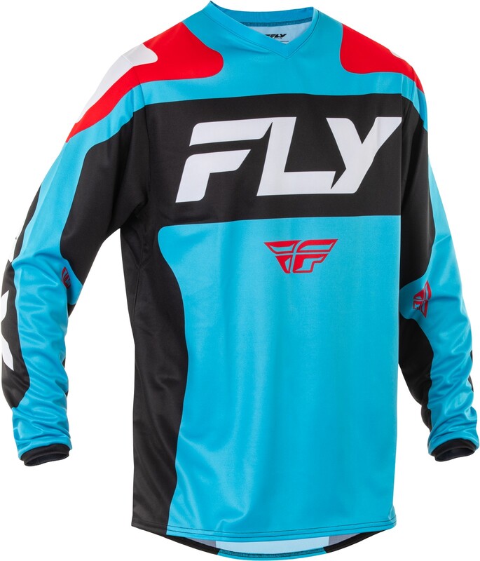 FLY RACING F-16 Jersey - Hellblau/Rot/Schwarz FLY RACING F-16 Jersey - Hellblau/Rot/Schwarz