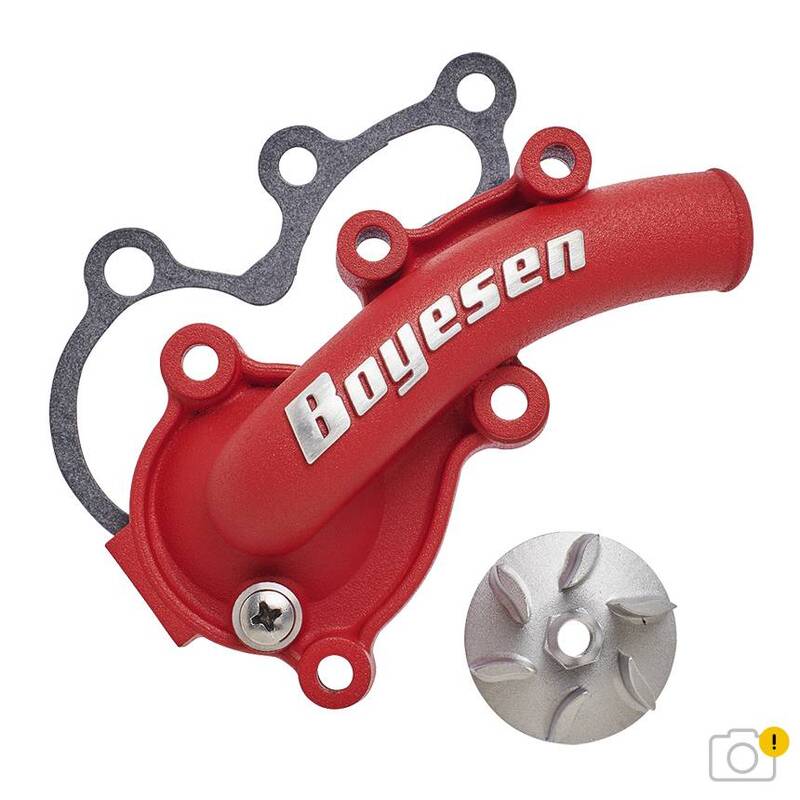 BOYESEN SuperCooler Wasserpumpendeckel + Impeller Kit - Red