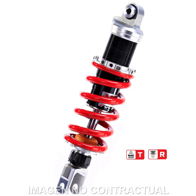 Federbein Z366-Serie Mono hinten passend für HYOSUNG GT 125 Comet (03-05) MZ366-300TR-55-85