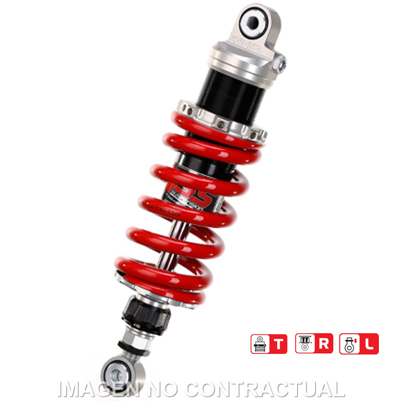 Federbein Z456-Serie Mono hinten passend für DUCATI ST2 (97-03), ST3 (04-07), ST4 (99-03) MZ456-305TRL-07-85
