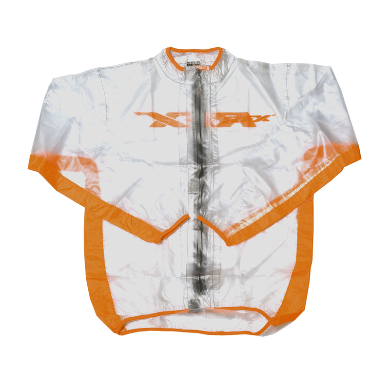 RFX Sport Regenjacke (Transparent/Orange) Erwachsene Größe L