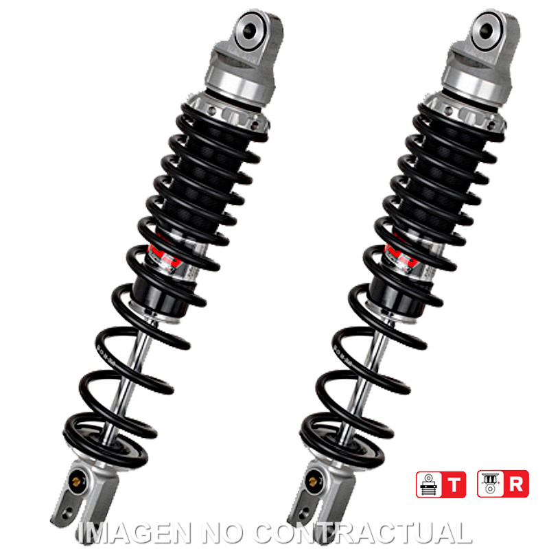 Federbein Z362-Serie Stereo hinten passend für Suzuki Burgman 650 (18-) TZ362-370TR-04-88