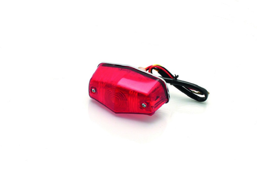 Lampe hinten zugelassen Bihr Mini-Lucas verchromt P21 - 5W /12V