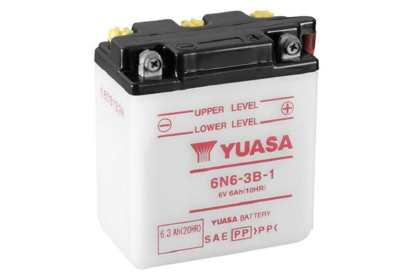 YUASA Blei/Säure Batterie ohne Säurepack - 6N6-3B-1 YUASA Blei/Säure Batterie ohne Säurepack - 6N6-3B-1