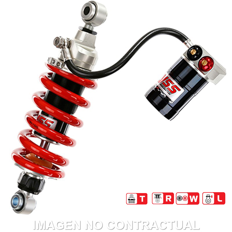 Federbein X456-Serie Mono hinten passend für Kawasaki ER 6 F/N (05-11) MX456-285TRWL-09-858 Federbein X456-Serie Mono hinten passend für Kawasaki ER 6 F/N (05-11) MX456-285TRWL-09-858