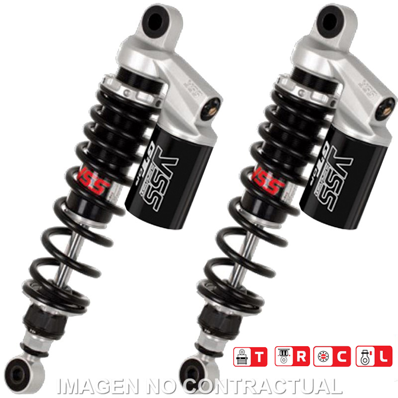Federbein G362-Serie Stereo hinten für Kompatibel mit TRIUMPH Street Twin 900 (16-18) RG362-340TRCL-51-888 Federbein G362-Serie Stereo hinten für Kompatibel mit TRIUMPH Street Twin 900 (16-18) RG362-340TRCL-51-888