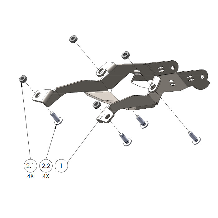 Kennzeichenhalter passend für Honda CB300 R 18-