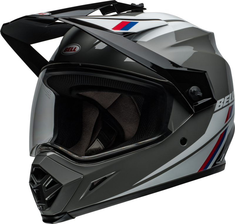 BELL MX-9 Adventure MIPS Helm - Alpine Gloss Nardo/Black