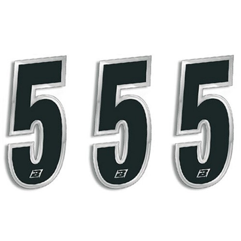 BLACKBIRD Racing Numbers - 15x7 cm BLACKBIRD Racing Numbers - 15x7 cm