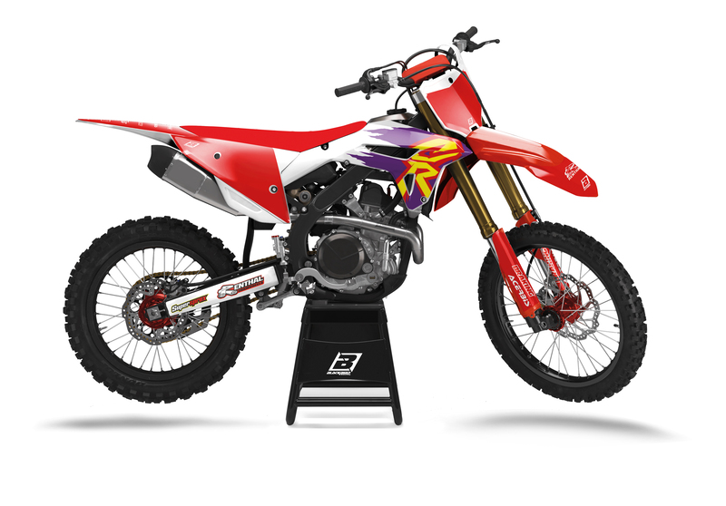 BLACKBIRD Retro Graphic Kit - passend für Honda CR125/250 BLACKBIRD Retro Complete Graphic Kit - passend für Honda CR125/250