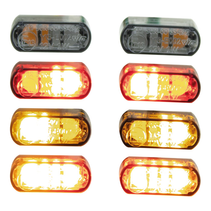 SMD-Einbaublinker-Rücklichtset Heat getönt