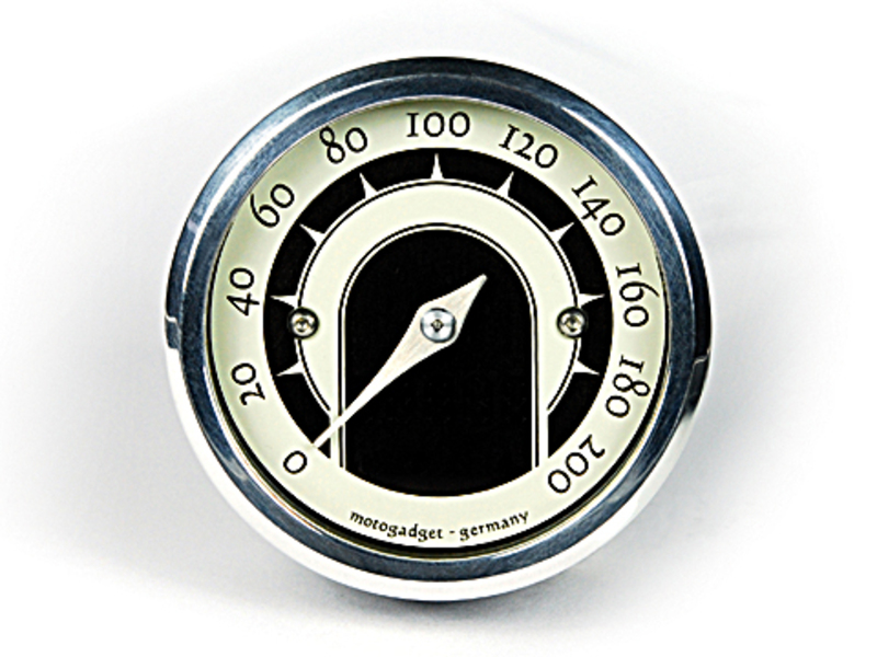 MOTOGADGET Analog Tacho motoscope tiny speedster, polierter Ring MOTOGADGET Analog Tacho motoscope tiny speedster, polierter Ring