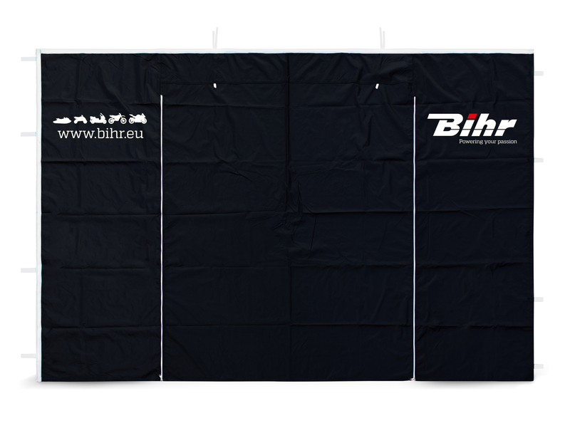 BIHR Home Track Zeltwand Rennzelt 3x3 m (Art. 980126) mit Reißverschluss-Tür BIHR Home Track Zeltwand Rennzelt 3x3 m (Art. 980126) mit Reißverschluss-Tür