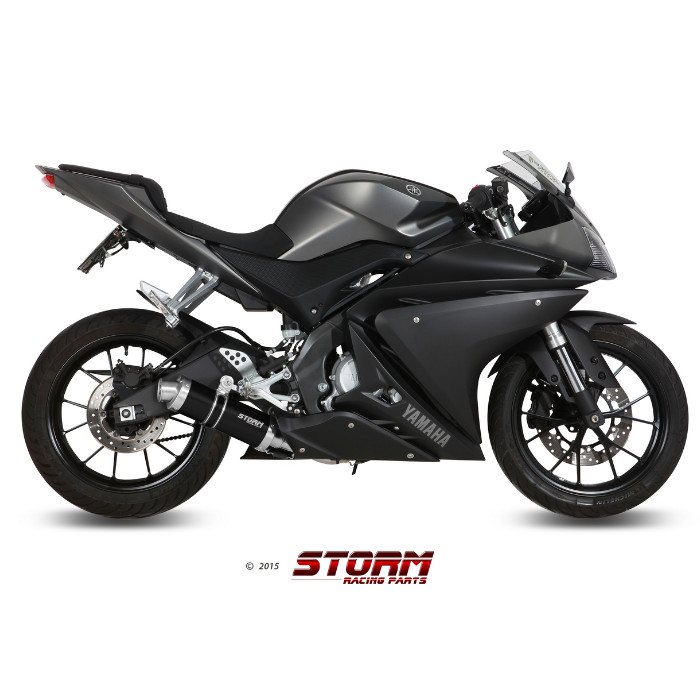 STORM GP SLIP ON YZF R125 14-18 MT-125 STORM GP SLIP ON YZF R125 14-18 MT-125