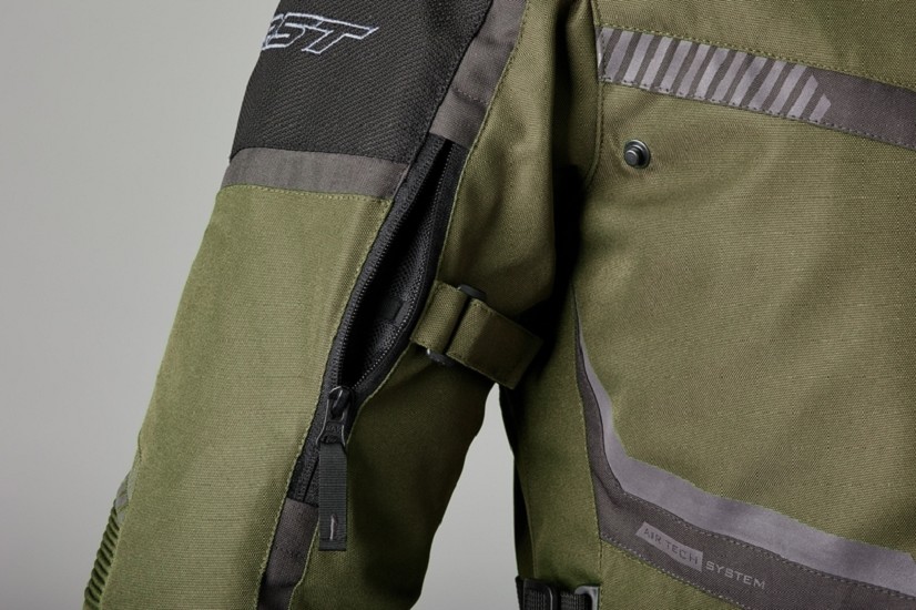 RST Maverick EVO CE Textil-Jacke Herren - Khaki/Grau