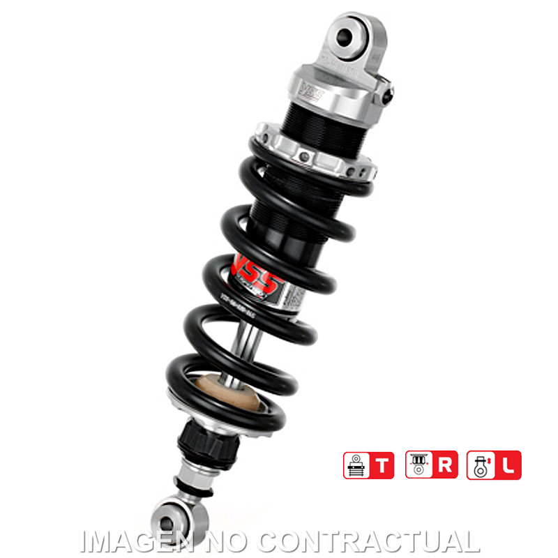 Federbein Z456-Serie Mono hinten passend für BMW G 310 GS (17-18) MZ456-315TRL-64-88