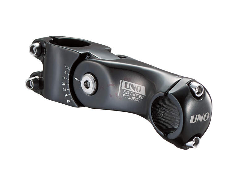 UNO -10°/40° Bicycle Handlebar Stem Adjustable Grade - 110mm Black