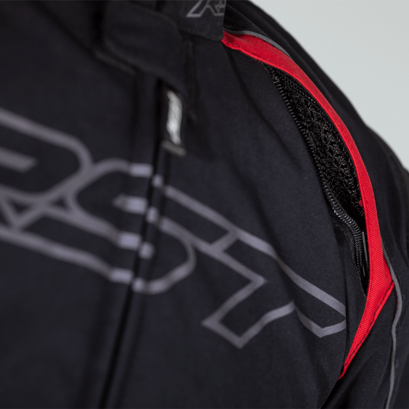 RST Sabre CE Textil-Jacke - Schwarz/Weiß/Rot Size XL RST Sabre CE Textil-Jacke - Schwarz/Weiß/Rot Size XL