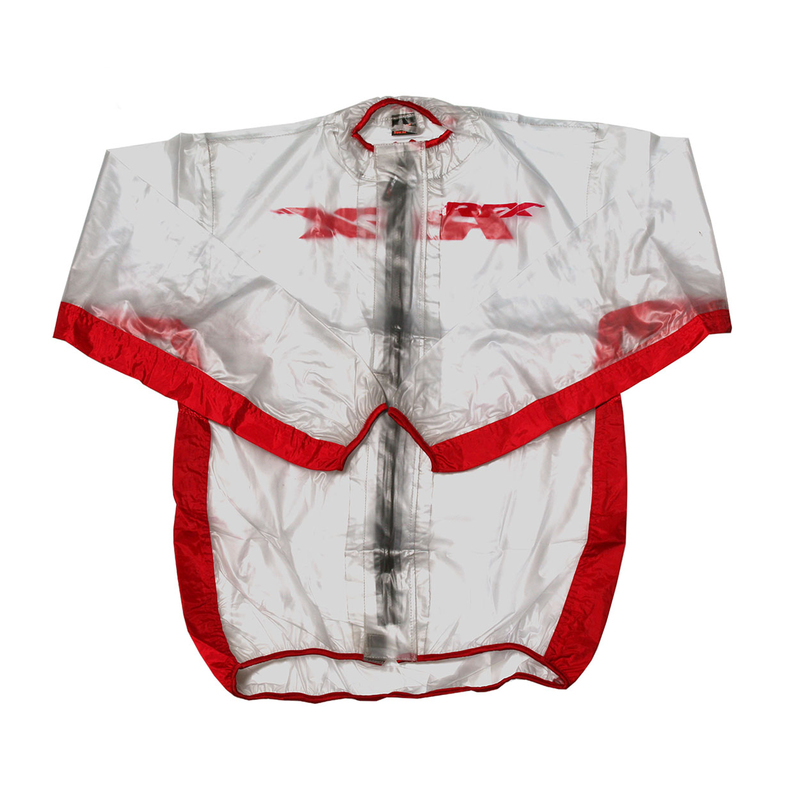 RFX Sport Regenjacke (Transparent/Rot) Erwachsene Größe XL RFX Sport Regenjacke (Transparent/Rot) Erwachsene Größe XL