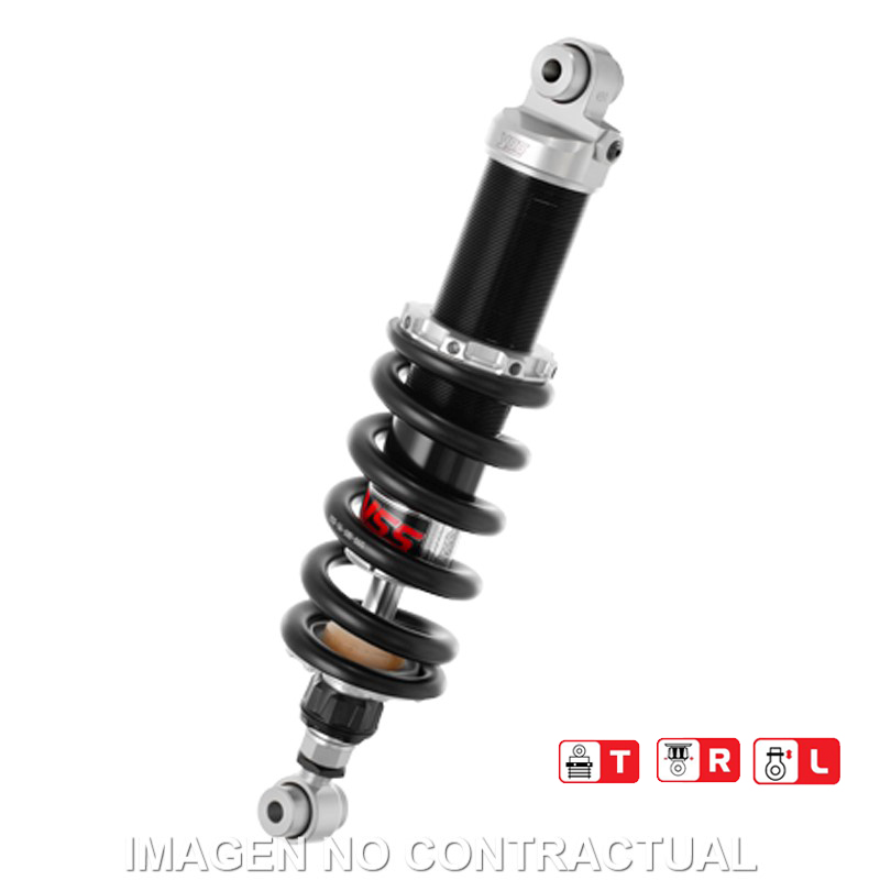 Federbein Z456-Serie Mono hinten passend für BMW R 1200 NineT (17-23) MZ456-370TRL-12-88