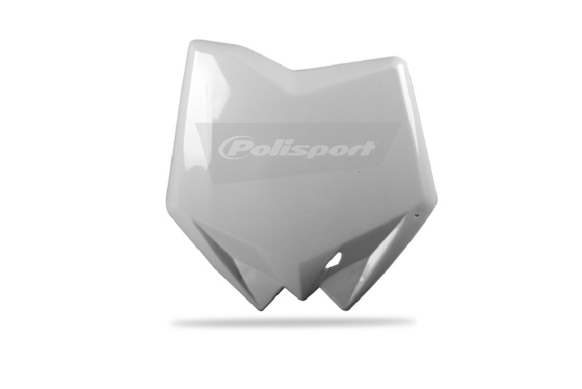 FRONT PLATE HUSQ 05-11 WHITE