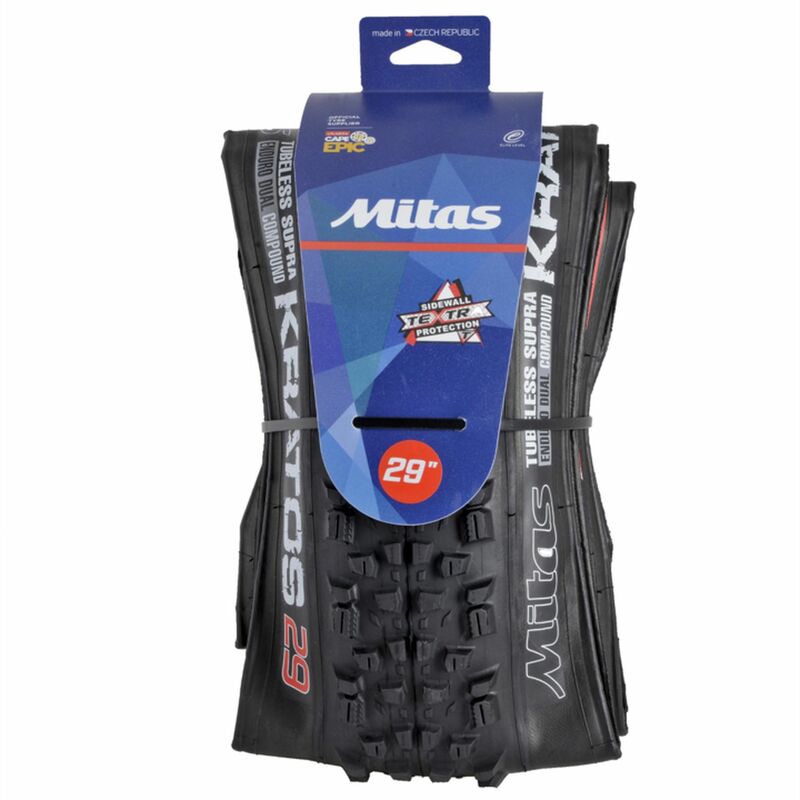 MITAS Tyre Kratos R10 29X2,45 Folding Tubeless Supra Textra Edc-Dual Comp. MITAS Tyre Kratos R10 29X2,45 Folding Tubeless Supra Textra Edc-Dual Comp.