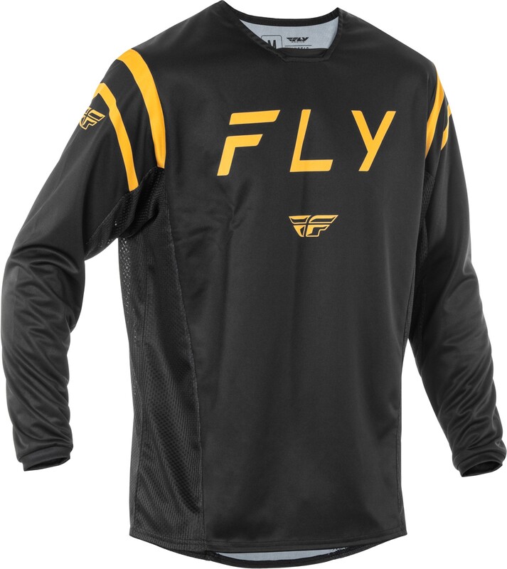 FLY RACING Kinetic Center Jersey - Schwarz/Gold FLY RACING Kinetic Center Jersey - Schwarz/Gold