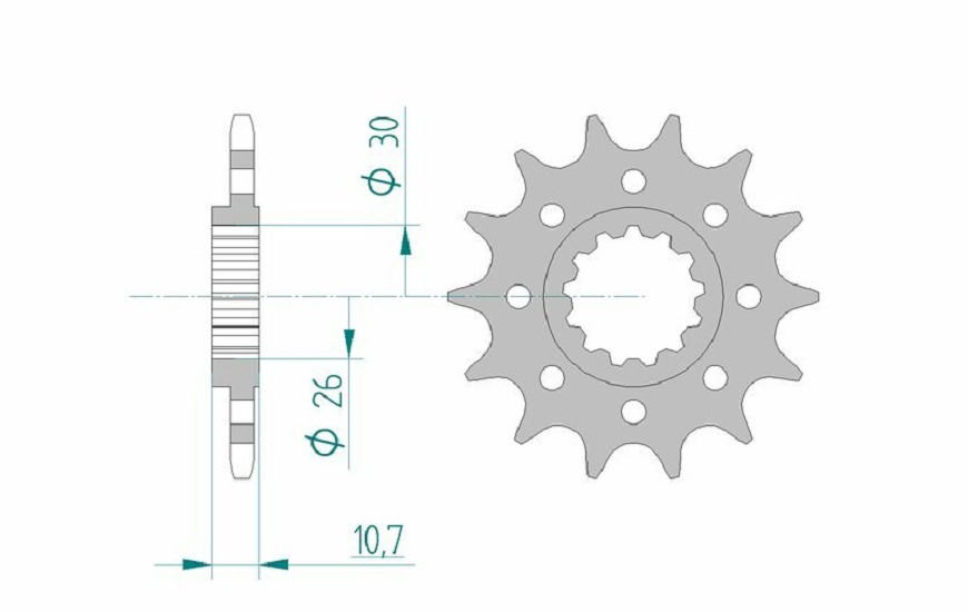 AFAM Racing Stahlritzel vorne 21804 - 520