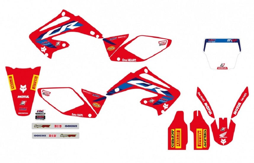 BLACKBIRD Team HRC 23 passend für Honda komplettes Grafik-Kit