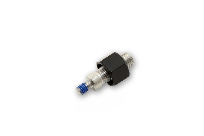 HIGHSIDER Spiegeladapter M10 x 1.25 mm auf M6, Schwarz (Stck.)