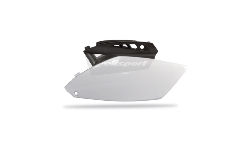 POLISPORT Seitenverkleidungen - OEM Color (12-13) Schwarz/Weiß