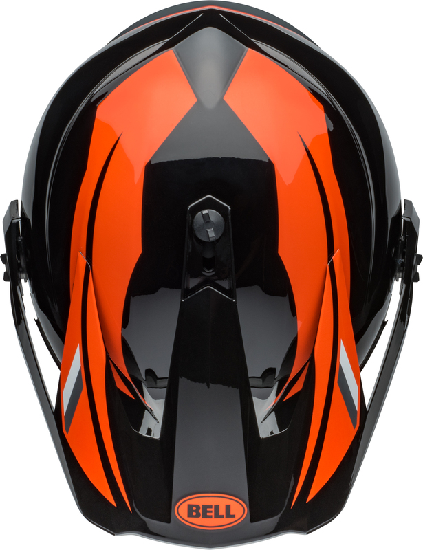 BELL MX-9 Adventure MIPS Helm - Alpine Gloss Black/Orange