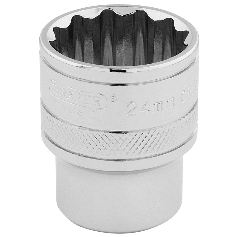 DRAPER 1/2 Stecknuss 12-kant Hi-Torq® 24 mm