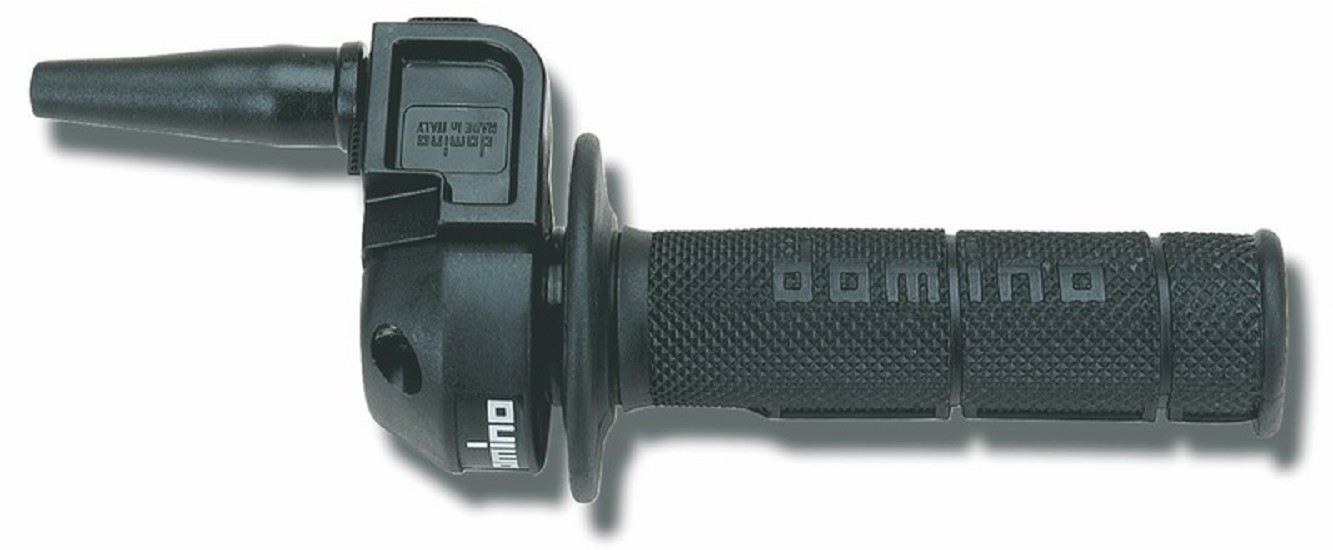 DOMINO Gasgriff DERBI X-TREME 50M/X-RACE 50 SM, X RACE 50 SM, DRD PRO, BETA 50 RR-GILERA 50 RK-MBK 50 X LIMIT-passend für Yamaha 50 DTR-passend für Suzuki 50 RMX