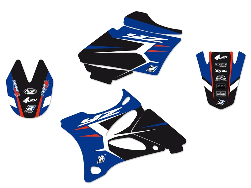 BLACKBIRD Dream Graphic 4 Komplett-Kit passend für Yamaha YZ85 BLACKBIRD Dream Graphic 4 Komplett-Kit passend für Yamaha YZ85
