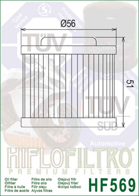 HIFLOFILTRO Ölfilter - HF569