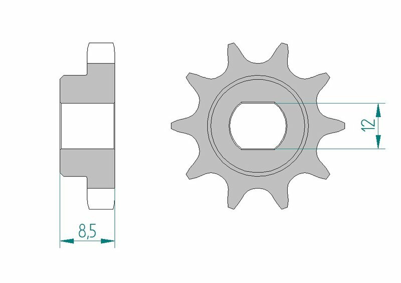 AFAM Standard Stahlritzel vorne 94124 - 415
