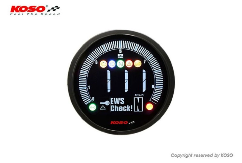 KOSO Drehzahlmesser/Tachometer, plug & play, Bolt R-Spec XVS 950, 22-