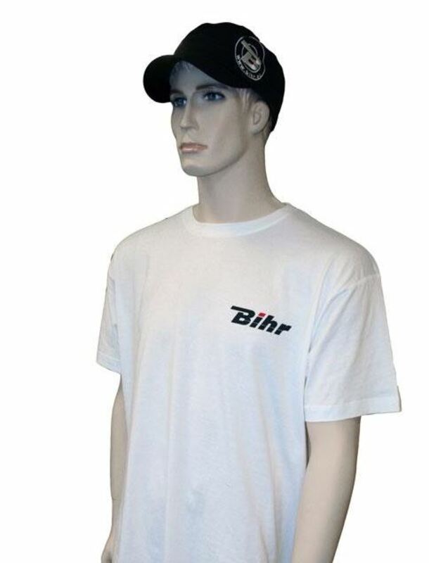 BIHR T-Shirt weiß 150 g Baumwolle - Größe XXL