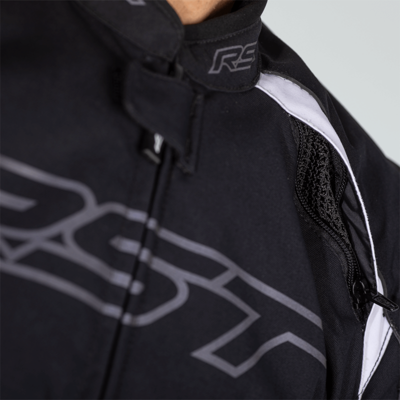 RST Sabre CE Textil-Jacke - Schwarz/Schwarz/Weiß Size XXL