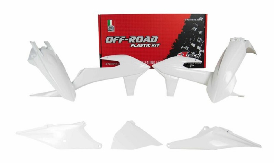 RACETECH Kunststoff-Kit Verkleidungsteile Weiß passend für KTM EXC RACETECH Kunststoff-Kit Verkleidungsteile Weiß passend für KTM EXC