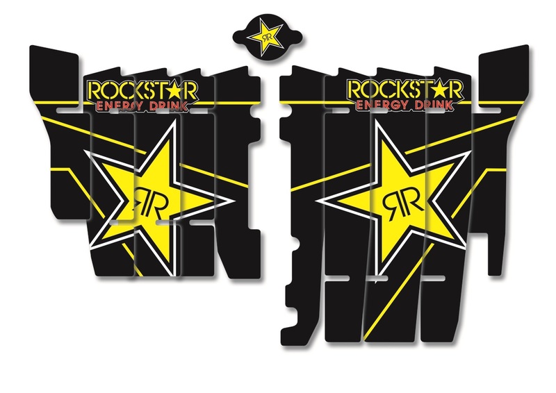 BLACKBIRD Rockstar Energy Deko-Kit Kühlerverkleidung passend für Honda CRF250R BLACKBIRD Rockstar Energy Deko-Kit Kühlerverkleidung passend für Honda CRF250R