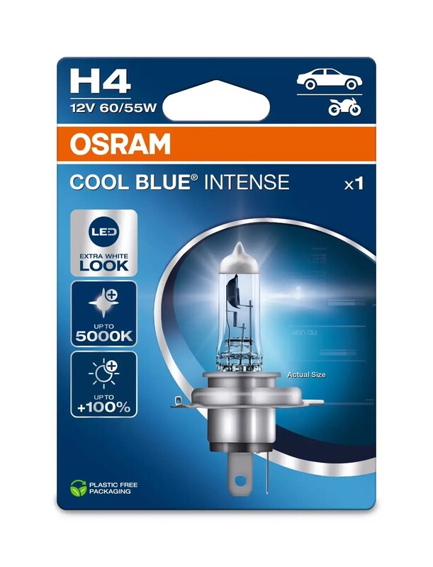 OSRAM Glühlampe Cool Blue Intense CBI H4 12V / 60/55W X1