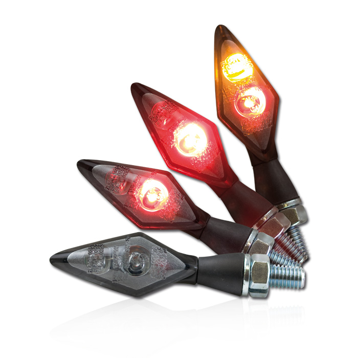 LED-Blinker RL Kombi Spark Alu schwarz