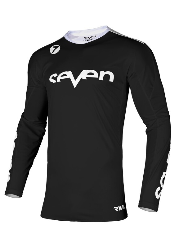 SEVEN Rival Staple Jugend Trikot - Schwarz