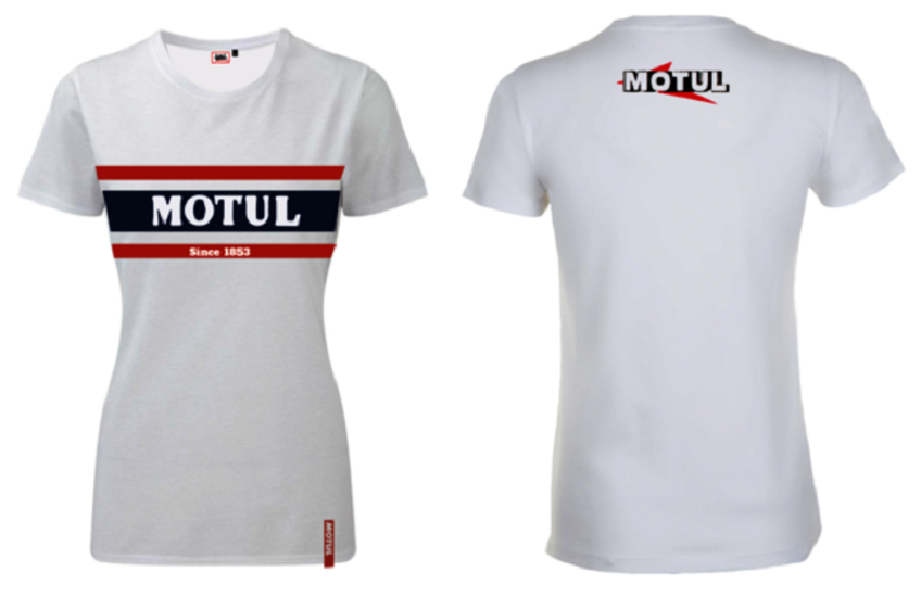 MOTUL Striped T-Shirt for men - Women White MOTUL Striped T-Shirt for men - Women White